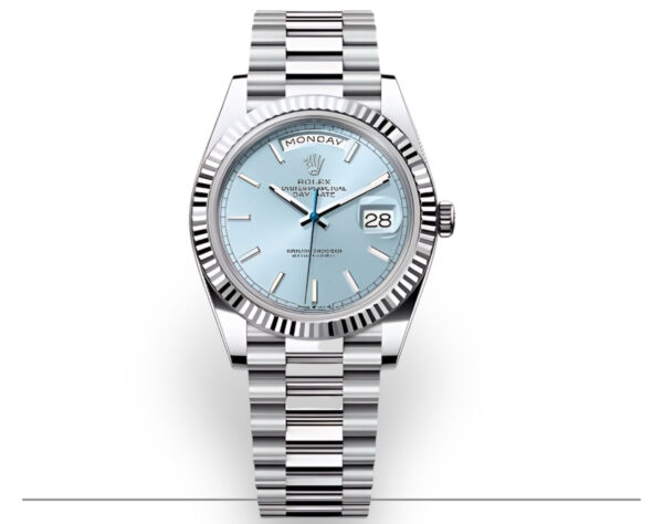 IMG_4688 Rolex Day-Date 40 - Cadran Bleu Glacier