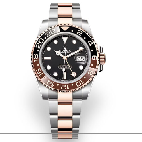 Rolex GMT-Master II “Root Beer” acier & or Everose – L’Élégance Cosmopolite