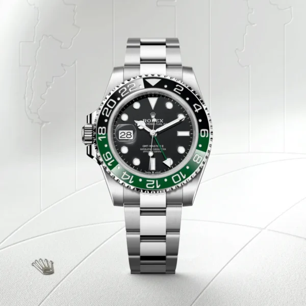 m126720vtnr-0001 Rolex GMT-Master II | Cadran Noir | lunette bicolore verte et noire